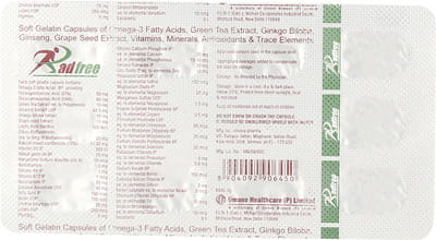 Radfree Strip Of 10 Capsules