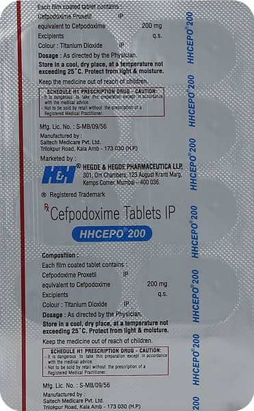 Hhcepo 200Mg Strip Of 10 Tablets