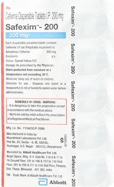 Safexim-200 Tablet