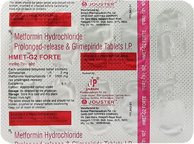Hmet G 2mg Forte Strip Of 10 Tablets