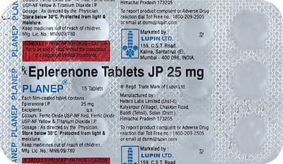 Planep 25mg Strip Of 15 Tablets