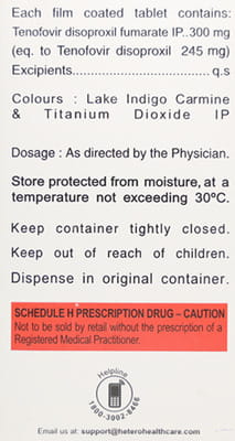 Tenof 300mg Bottle Of 30 Tablets
