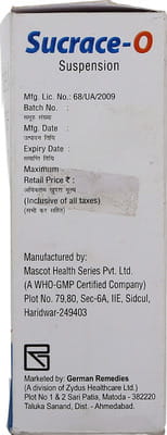 Sucrace O Bottle Of 200ml Suspension