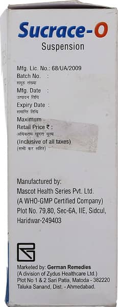 Sucrace O Bottle Of 200ml Suspension