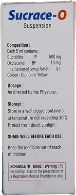 Sucrace O Bottle Of 200ml Suspension