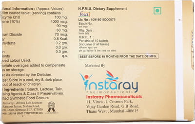 Maxx Q Gold Strip Of 10 Tablets