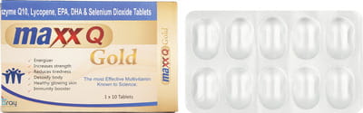 Maxx Q Gold Strip Of 10 Tablets