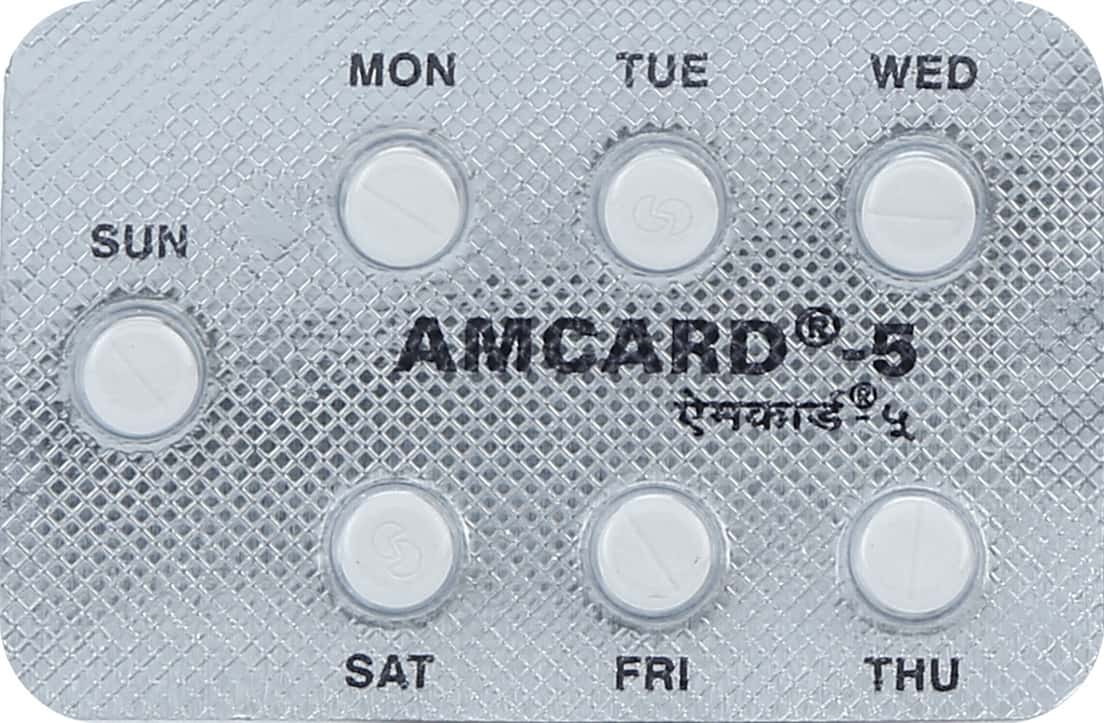 Amcard-5 Tablet: Uses, Side Effects, Price, Dosage & More Info - PharmEasy