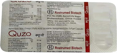 Quzo Strip Of 10 Capsules