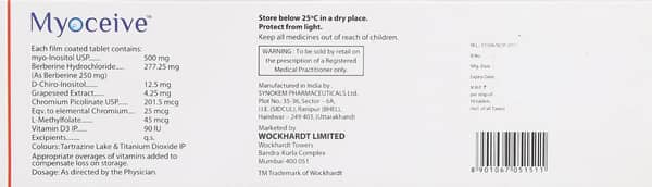 Myoceive Strip Of 10 Tablets