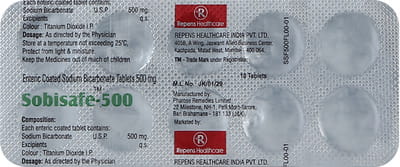 Sobisafe 500mg Strip Of 10 Tablets
