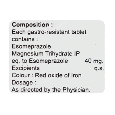 Esium 40mg Strip Of 10 Tablets