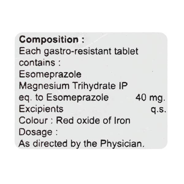 Esium 40mg Strip Of 10 Tablets