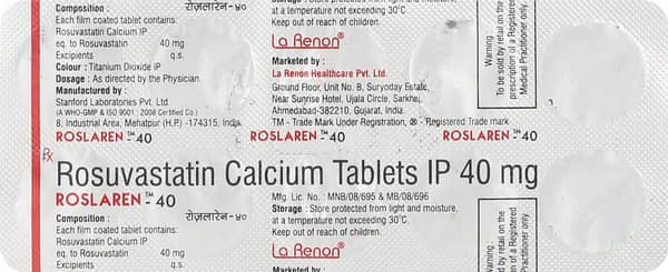 Roslaren 40 Strip Of 10 Tablets