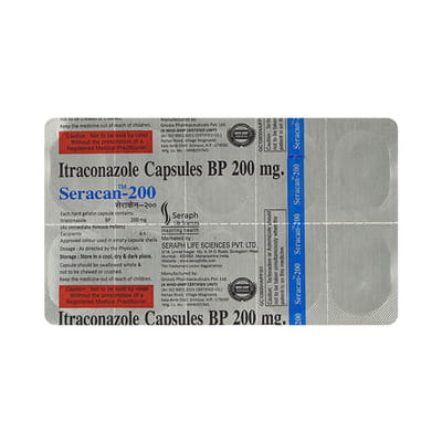Seracan 200mg Strip Of 10 Capsules