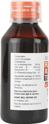 R B Tone Kid Bottle Of 100ml Syrup