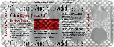 Cilnikem Beta 2.5mg Strip Of 10 Tablets