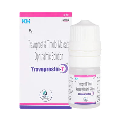 Travoprostin T Bottle Of 5ml Ophthalmic Solution