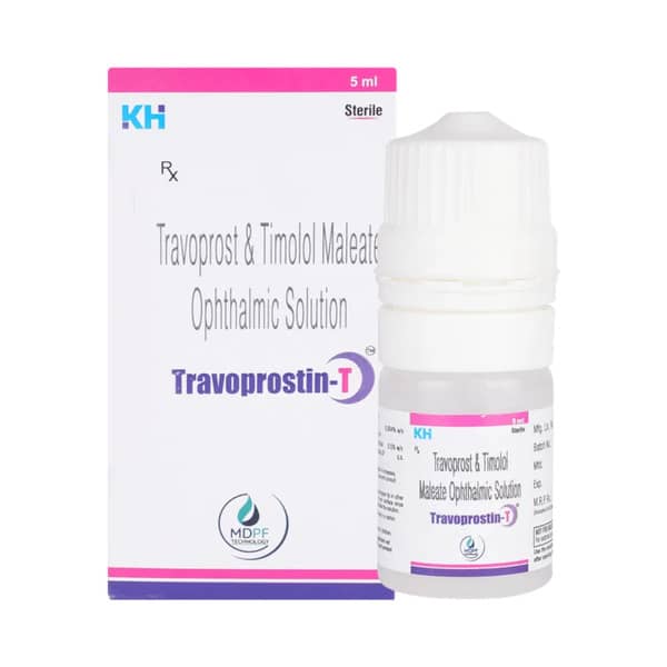 Travoprostin T Bottle Of 5ml Ophthalmic Solution