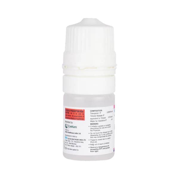 Travoprostin T Bottle Of 5ml Ophthalmic Solution