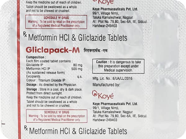 Gliclapack M Strip Of 10 Tablets