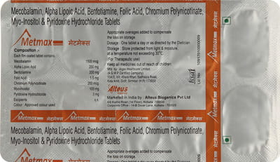 Metmax Strip Of 10 Tablets