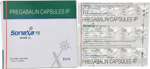 Sonaxa 75Mg Strip Of 15 Capsules