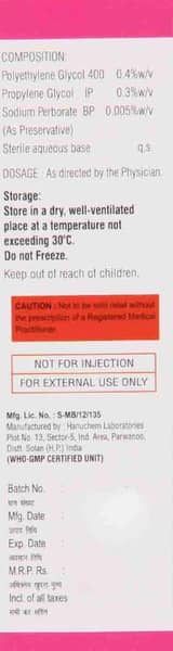 Starlub Bottle Of 10ml Eye Drops