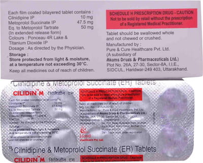 Cilidin M Strip Of 10 Tablets