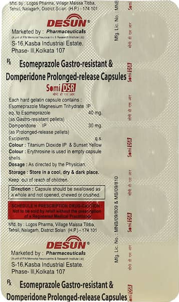 Somi Dsr Strip Of 10 Capsules