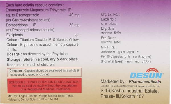 Somi Dsr Strip Of 10 Capsules