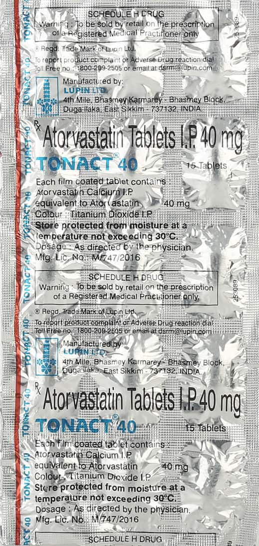Tonact 40 Tablet: Uses, Side Effects, Price, Dosage & More Info - PharmEasy