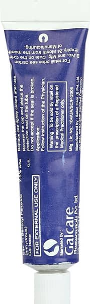 Nax B Tube Of 15gm Gel