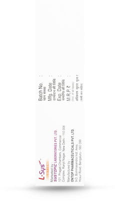 L Sys 1% Bottle Of 30ml Lotion