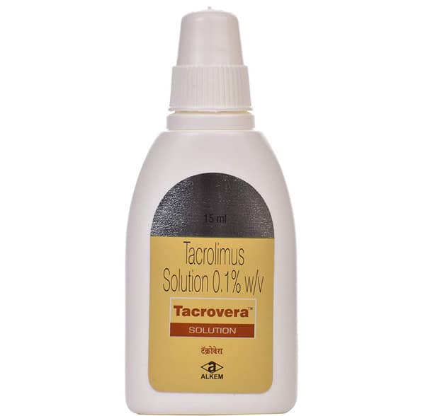 Tacrovera 0.1% Bottle Of 15Ml Solution