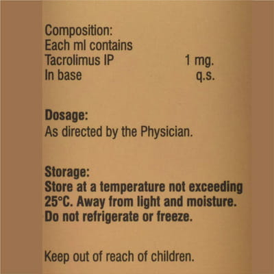 Tacrovera 0.1% Solution 15ml