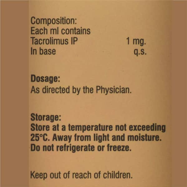 Tacrovera 0.1% Bottle Of 15Ml Solution
