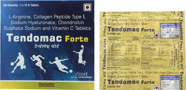 Tendomac Forte Strip Of 15 Tablets