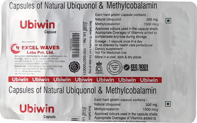Ubiwin Strip Of 10 Capsules