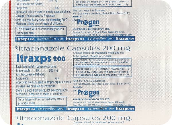 Itraxps 200Mg Strip Of 4 Capsules
