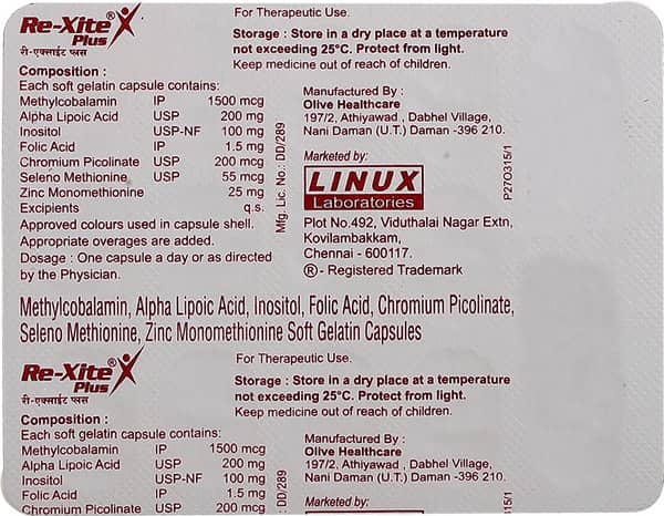 Re-Xite Plus Softgel Capsule