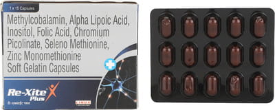 Re Xite Plus Strip Of 15 Softgel Capsules