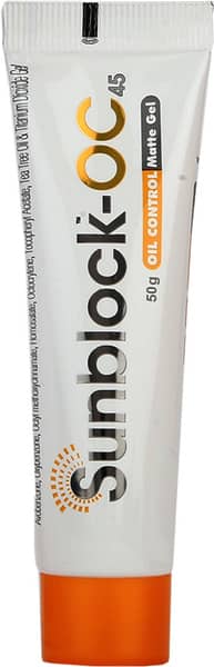 Sunblock Oc 45 Oil Control Matte Tube Of 50Gm Gel