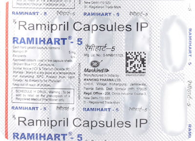 Ramihart 5mg Strip Of 10 Capsules