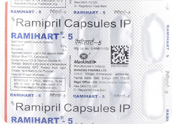 Ramihart 5mg Strip Of 10 Capsules