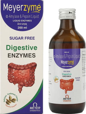 Meyerzyme Delicious Cardamom Flavour Sugar Free Bottle Of 200ml Oral Liquid