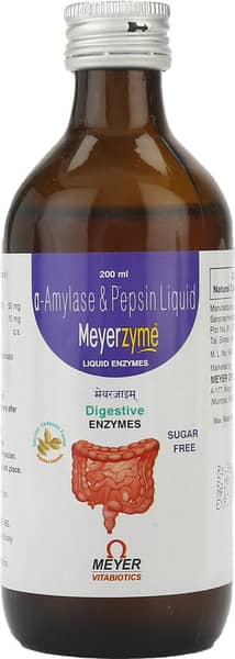 Meyerzyme Delicious Cardamom Flavour Sugar Free Bottle Of 200ml Oral Liquid
