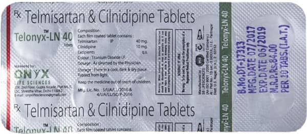 Telonyx Ln 40mg Strip Of 10 Tablets