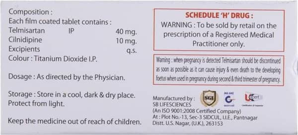 Telonyx Ln 40mg Strip Of 10 Tablets