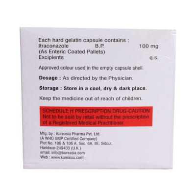 Intrazole 100mg Strip Of 10 Capsules